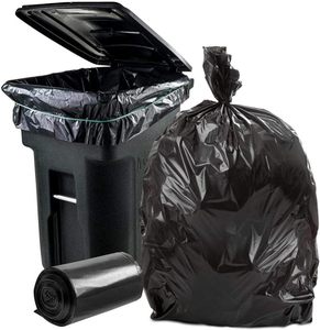 Bolsas de Basura Negras Grandes y Resistentes, Personalizadas Directamente de Fábrica - Product Image 1