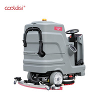 Nettoyeur de sols industriel électrique autoporté KDS-X6 de 300 kg avec raclette de 1000 mm pour différents types de sols