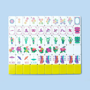 Mahjong de Lujo Acrílico 2026, 160 Fichas Exquisitamente Talladas, Estilo Americano de 4 Capas, Ecológico, Duradero, para Interiores, Ideal para Navidad - Product Image 3