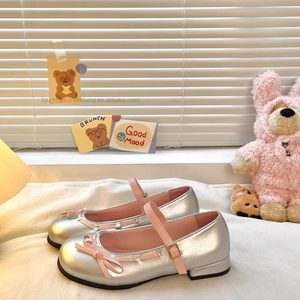 New Thick-Soled Bow <b>Shoes</b> French <b>Soft</b>-Cut Pumps for Women - Product Image 3