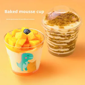 Dùng một lần nhựa cứng PS ly cho bữa tiệc sữa chua Mousse <span class=keywords><strong>Pudding</strong></span> lớp cũ cốc sữa chua - Product Image 2