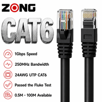 Câble réseau CAT6 personnalisé, câble Ethernet RJ45, câble LAN pour la maison, le bureau, l'ordinateur, le routeur, le commutateur