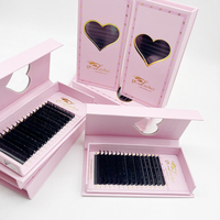 0.03 0.05 0.07mm Volume individuel Faux vison cachemire Extension de cils longs mats CC D L M Curl cils synthétiques