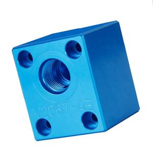 Distributor katup suspensi udara aluminium Aloi, suku cadang mobil aluminium Universal Distributor katup Solenoid Blok 8 sudut - Product Image 1