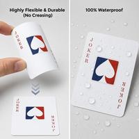 Professionelle RFID-Pokerkarten mit ISO15693-Chip, Glänzende Blaue Rückseite, 63x88mm, 0,2mm Dünn, für Casino-Tischmanagement
