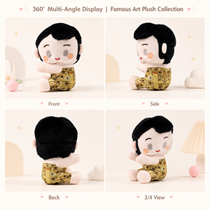 Famosa Scatola a Sorpresa di Peluche Artistico: Personaggio di Adele Rembrandt, Simpatico Giocattolo di Peluche a Tema Pittura, Regalo da Collezione - Product Image 4