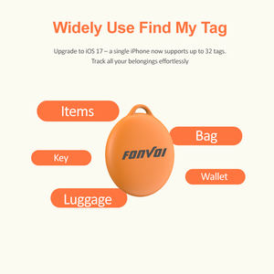 MFi Find My Real Time dompet pelacak waktu pelacak bagasi Key Finder pelacak Mini Tag udara pintar untuk Apple - Product Image 3