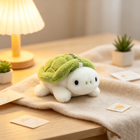 Breloques de sac promotionnelles en gros, mini-jouets en peluche doux au design de petits personnages Kawaii, porte-clés en peluche mignons et personnalisés
