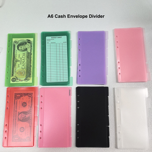 Nuovo Planner Finanziario A6 Impermeabile in PP, Organizzatore di Denaro con Buste per Contanti, Buste Mensili Stampate con Linguette - Product Image 5