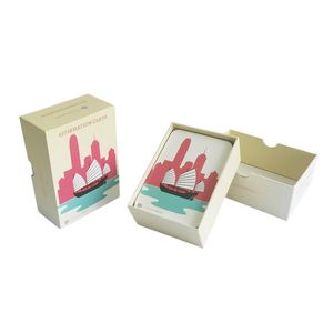 Affirmation <b>Cards</b> Rigid Box Rectangle Ivory Board Four-Color Printing Offset Printed Recyclable <b>Gift</b> Craft Packaging - Product Image 2