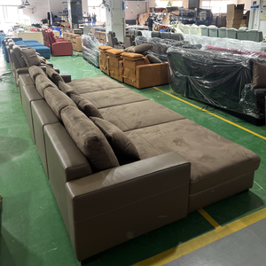 नए डिजाइन लिविंग रूम फर्नीचर ने बड़े वर्ग के सोफे बिस्तर एकल सीट धातु संरचना को नरम किया - Product Image 2