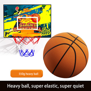Balón de <span class=keywords><strong>Baloncesto</strong></span> Silencioso OEM con Ranuras, Sin Aire, para Interior, para un Drible Silencioso y Entrenamiento en Interiores, Espuma PU Profesional, Sensación Real, Mayor Rebote, Más Silencioso - Product Image 6