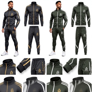 Conjunto Deportivo para Hombre, Color Sólido, Manga Larga, Cierre Frontal con Cremallera, Estilo Deportivo, Transpirable, 100% Algodón, Ropa de Invierno, Bolsillo Lateral, con Capucha - Product Image 4