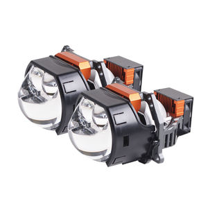 Lentes LED Bi-LED SU7 con Diseño de Luz Alta Auxiliar Dual, Luz Alta de 76w, Luz Baja de 48w, Lentes Universales Cuadrados Cortos para Faros Delanteros de Automóvil - Product Image 1