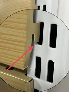 رفوف سوبر ماركت فولاذية متينة قائمة بذاتها مع تصميم خشبي فاتح - Product Image 4