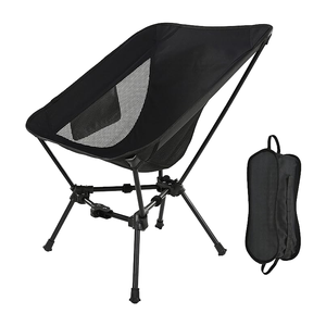 Silla de Camping Ligera y Resistente de Metal con Marco en X, Plegable, Portátil, Soporta 330 Libras, para Camping, Senderismo, Playa, Picnic - Product Image 1