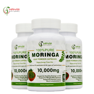 Cápsulas de Moringa en Polvo con Alto Contenido Natural, Antioxidante, Mejora <span class=keywords><strong>la</strong></span> Inmunidad del Cuerpo, Promueve <span class=keywords><strong>la</strong></span> <span class=keywords><strong>Digestión</strong></span>, Suplemento de Proteínas para Adultos - Product Image 1