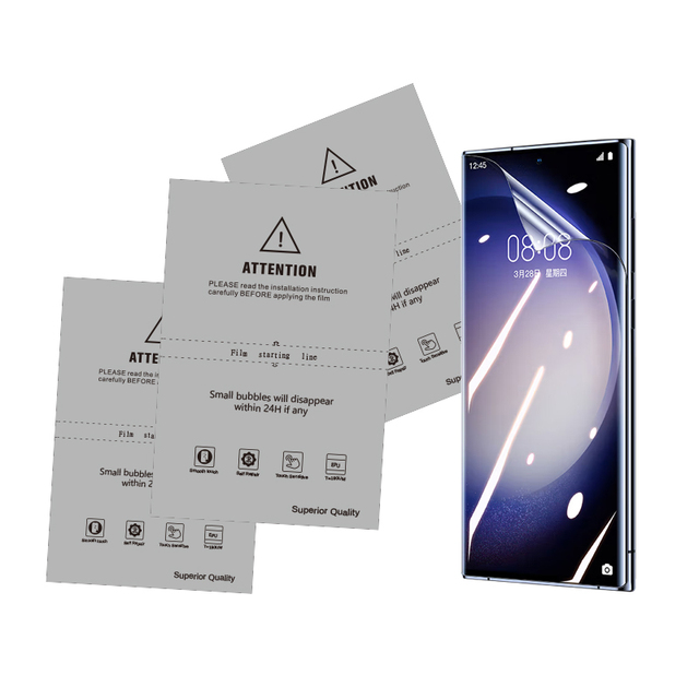 EPU Screen Protector for Curved Foldable Phone Korean EPU 0.18mm Hydrogel Film 120x180mm Wholesale Cutting Machine