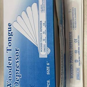 Depresor Lingual de Madera de 6 Pulgadas, Envasado Individualmente, para Examen Oral, Limpiador de Lengua, para Comercio Exterior y Exportación Transfronteriza - Product Image 2