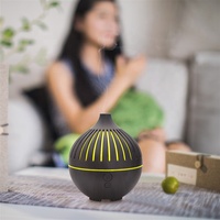 Diffuseur d'arôme électrique Portable en Grain de bois, diffuseur d'aromathérapie d'huile essentielle de bureau