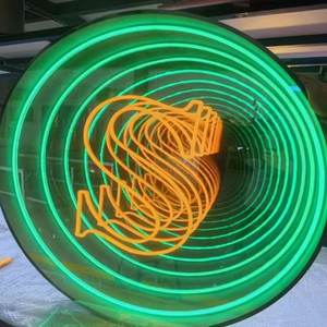 ป้ายไฟนีออน LED แบบอินฟินิตี้มิเรอร์สั่งทำขายส่ง พร้อมเอฟเฟกต์อุโมงค์ 3 มิติ ป้ายไฟอะคริลิคสำหรับโฆษณาร้านค้า บาร์ - Product Image 6