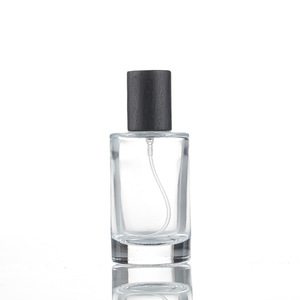 Vòng rỗng rõ ràng hương thơm chai Nước hoa thủy tinh 30ml <span class=keywords><strong>50ml</strong></span> nước hoa xịt chai thủy tinh với nắp bằng gỗ - Product Image 4