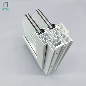 Fenêtres à auvent modernes CHANGYI à <span class=keywords><strong>double</strong></span> <span class=keywords><strong>vitrage</strong></span>, en <span class=keywords><strong>PVC</strong></span> (UPVC) américain, avec verre trempé, pour salle de bain et cuisine - Product Image 1