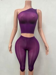 Completo Sexy da <span class=keywords><strong>Donna</strong></span>: Top Trasparente in Rete e Leggings Abbinati, Set Due Pezzi <span class=keywords><strong>Vintage</strong></span> Sexy per <span class=keywords><strong>Donna</strong></span> 2026 - Product Image 3