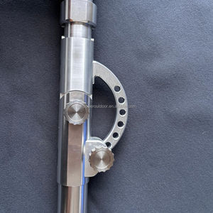 جديد رائج البيع مؤخرة قابلة للتعديل 2 #4 # فضي ممتد أسود مستقيم عازمة عالية القوة لعبة كبيرة التصيد قضيب الصيد لسمك التونة - Product Image 3