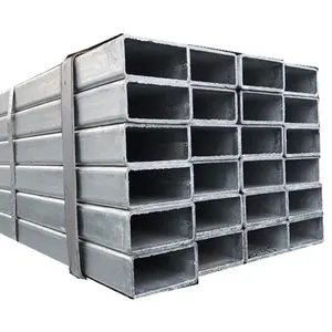 L/C Payment SHS RHS steel tube zinc coated Pipe pre galvanized square rectangular Hollow Section ERW Square Carbon Steel Pipe an