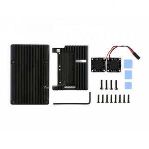 Waveshare <span class=keywords><strong>Aluminium</strong></span> Alloy Case para <span class=keywords><strong>Raspberry</strong></span> <span class=keywords><strong>Pi</strong></span> <span class=keywords><strong>4</strong></span>, Ventiladores Duplos - Product Image 6