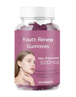 Gummies à croquer Youth Renew en gros, directement de l'usine, 60 pièces, formule naturelle, soutien au bien-être immunitaire, complément pour adultes