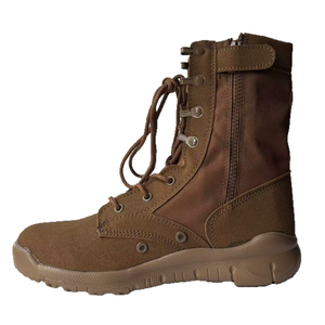 SFB75 Leather Mid Cut Under Black Mens Tactical Gear Ankle Desert Steel Toe Safety Black <b>Hiking</b> <b>Boots</b> for Men Women - Product Image 5