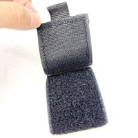 Sangle de serrage en sangle robuste, réutilisable, réglable, auto-adhésive, en nylon, avec fermeture à boucle et crochet, attache-câble