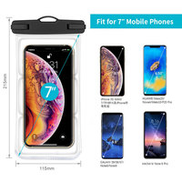 Vente en gros de sac de téléphone de sécurité sec TPU universel pochette étanche pour téléphone portable