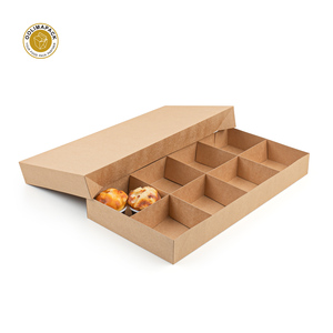 Oolima thân thiện với môi 9 ngăn sóng hộp thực phẩm biểu tượng tùy chỉnh cho bao bì thực phẩm vận chuyển lưu trữ - Product Image 1