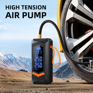 Mini compresseur d'air portable sans fil 150 PSI avec batterie au lithium 6000 mAh pour gonflage de pneus de voiture, moto et vélo - Product Image 3