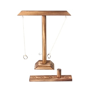 2021 New Design Montessori Toy <strong>Games</strong> Wooden Ring <strong>Game</strong> Toss <strong>Hook</strong> Board Customized Handmade Adult Party Home Table Toy - Product Image 2