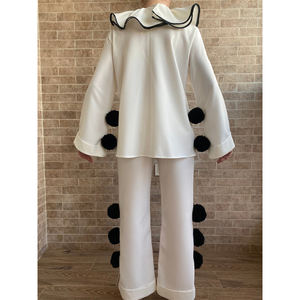 Halloween Cosplay ropa blanco negro <span class=keywords><strong>Pennywise</strong></span> disfraz Pierrot Collar payaso disfraz Pierrot disfraz - Product Image 4