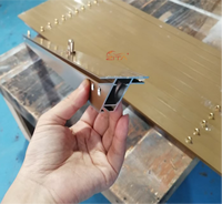 Profilé en aluminium pour caisson lumineux double face, cadre tendu en tissu SEG pour caisson lumineux