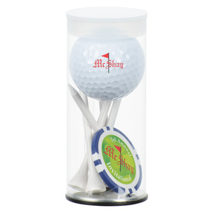 Paquete de Tees de Golf con Logotipo Personalizado y Ficha de Póker, Novedoso Set 2 en 1 de Madera y Plástico, Accesorio Deportivo, Regalo Promocional Corporativo - Product Image 3