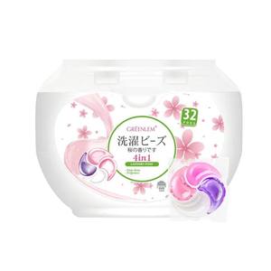 Greenlem Vente en gros/Marque privée Capsules de lessive écologiques jetables naturelles 4 en 1 à la fleur de cerisier Marque privée - Product Image 3