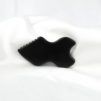 Outil de massage et de raclage facial en pierre Bian exquise pour le remodelage du visage et le drainage lymphatique