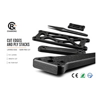 Services de fabrication sur mesure par usinage CNC de précision, pièces en fibre de carbone et alliage d'aluminium pour cadre de drone de course FPV/drone