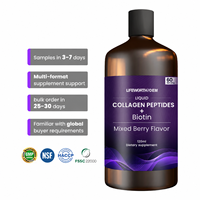 Collagène liquide Lifeworth pour femmes |   Collagène marin pour adultes, citrons et vitamine C, éclaircissement de la peau