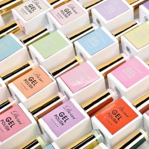 Deroi Pastel Color Gel Esmalte Set 48 Colores 15ml TPO HEMA Libre Gel Esmalte Set Esmalte En Gel OEM ODM Disponible - Product Image 4