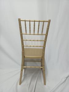 เก้าอี้เชียวารีพลาสติกเรซิ่นสีทองคุณภาพสูงสำหรับงานเลี้ยง งานแต่งงาน งานอีเว้นท์ โรงแรม แบบขายส่ง - Product Image 5