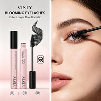 VISTY Mascara Portable 3D Blooming Lashes Mascara Brosse Spirale Sans Bavures Vente en Gros Maquillage Marque Personnalisée Emballage Logo