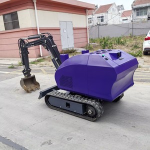 New Mini Máy xúc đào Máy 1ton ME10 <span class=keywords><strong>RC</strong></span> điện thủy lực không người lái máy xúc bánh xích - Product Image 3