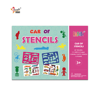 Pochoirs de dessin Set Safe Non-toxic Plastic Stencil Painting and Drawing Stencils Template